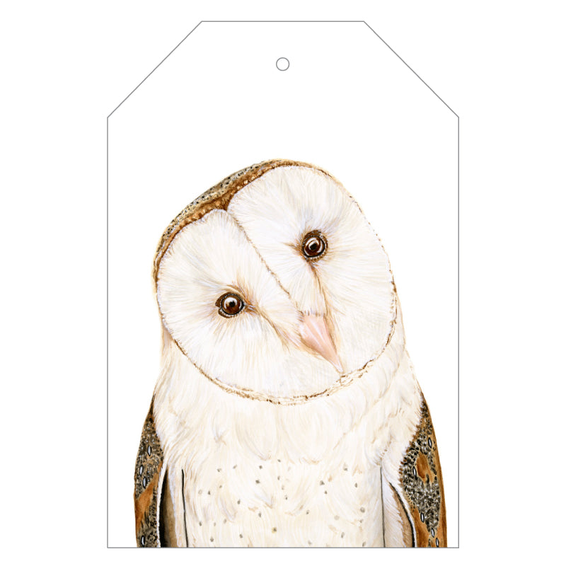 Luna the Barn Owl Gift Tags - For Me By Dee