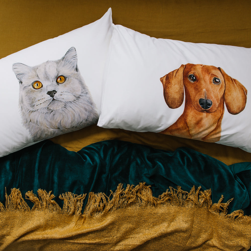 Dachshund pillow case set deals