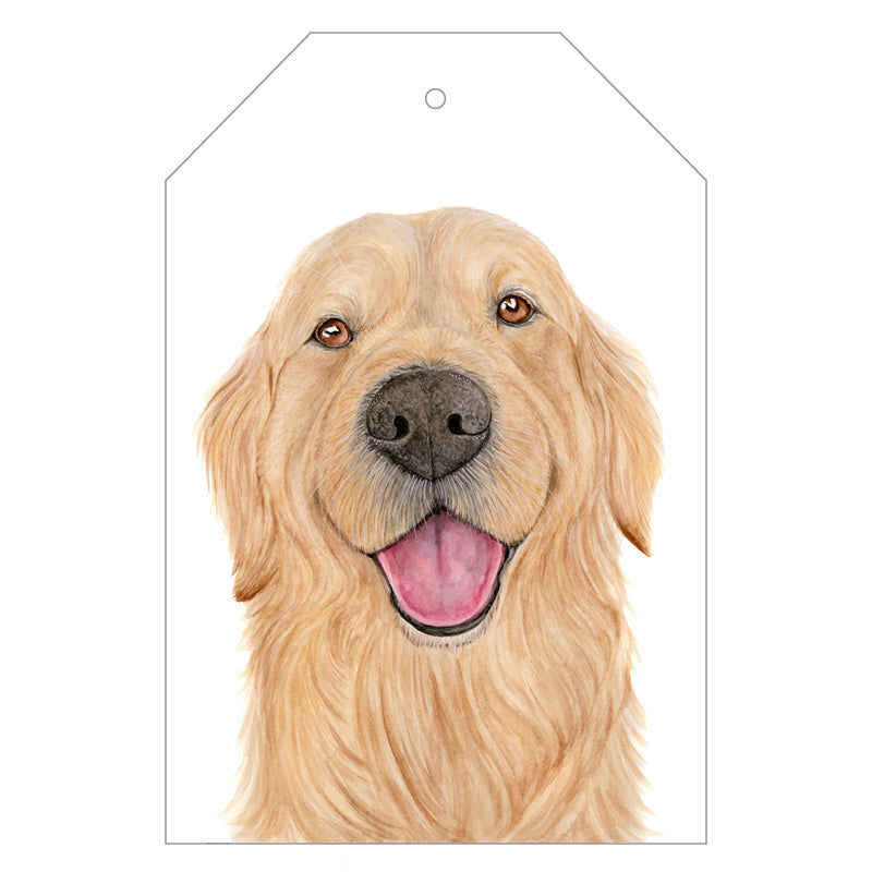 Sid the Golden Retriever Gift Tags - For Me By Dee