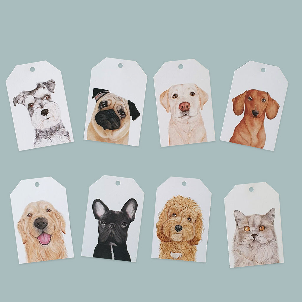 Pets Gift Tags Pack (Pack of 8)