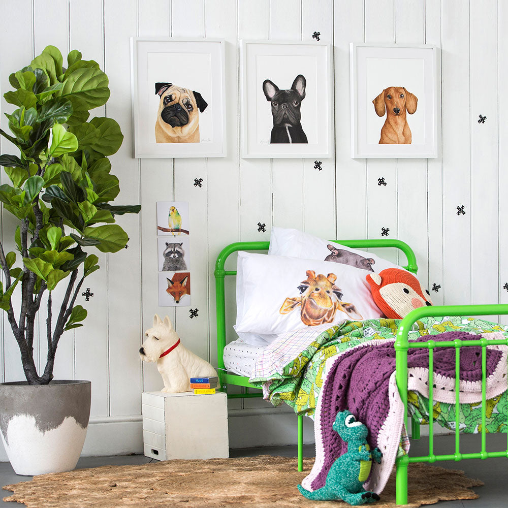 Pedro the Pug Print - For Me By Dee