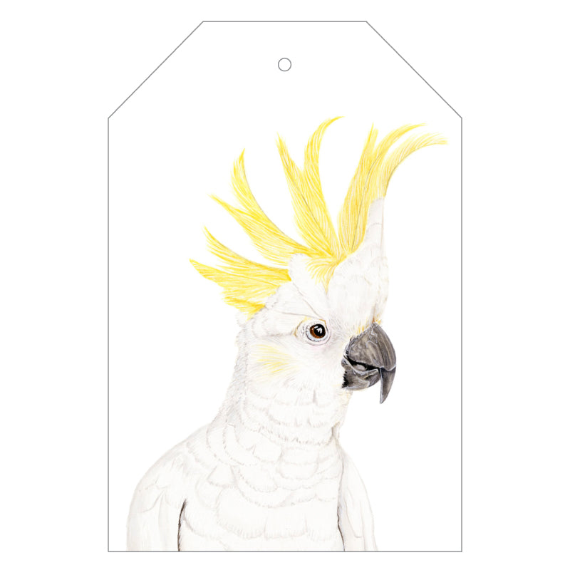 Connie the Cockatoo Gift Tags - For Me By Dee