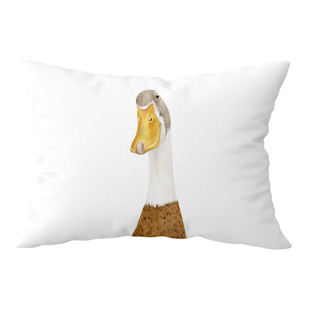 duck watercolour artwork pillowcase