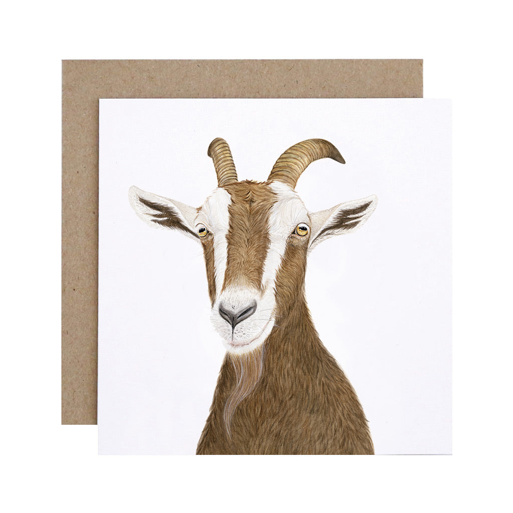 Gerty the Goat Greeting Card