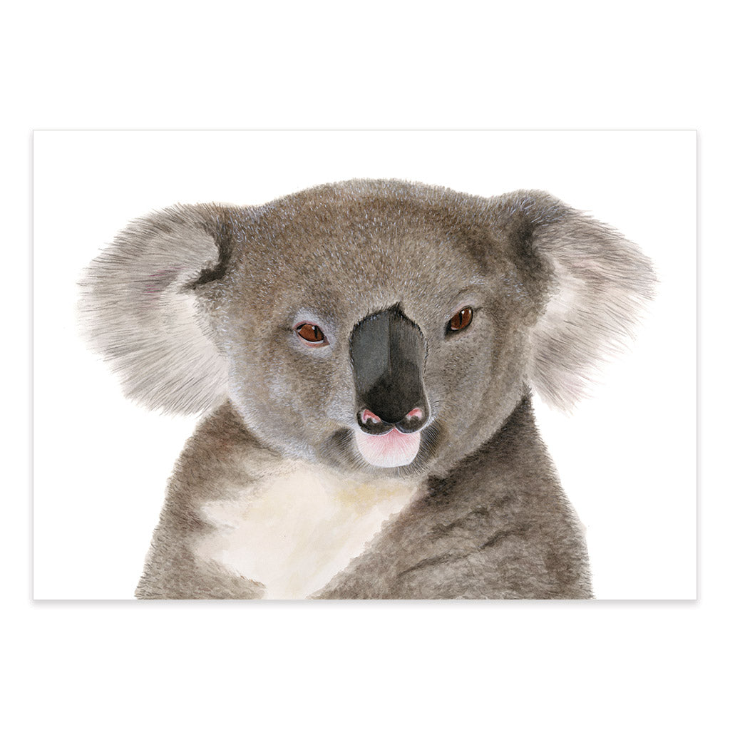 koala watercolour artwork print