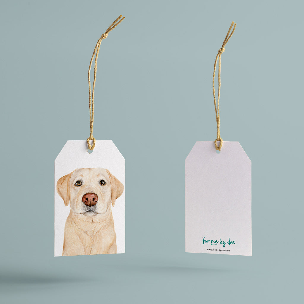 Ollie the Labrador Gift Tags Pack of 10