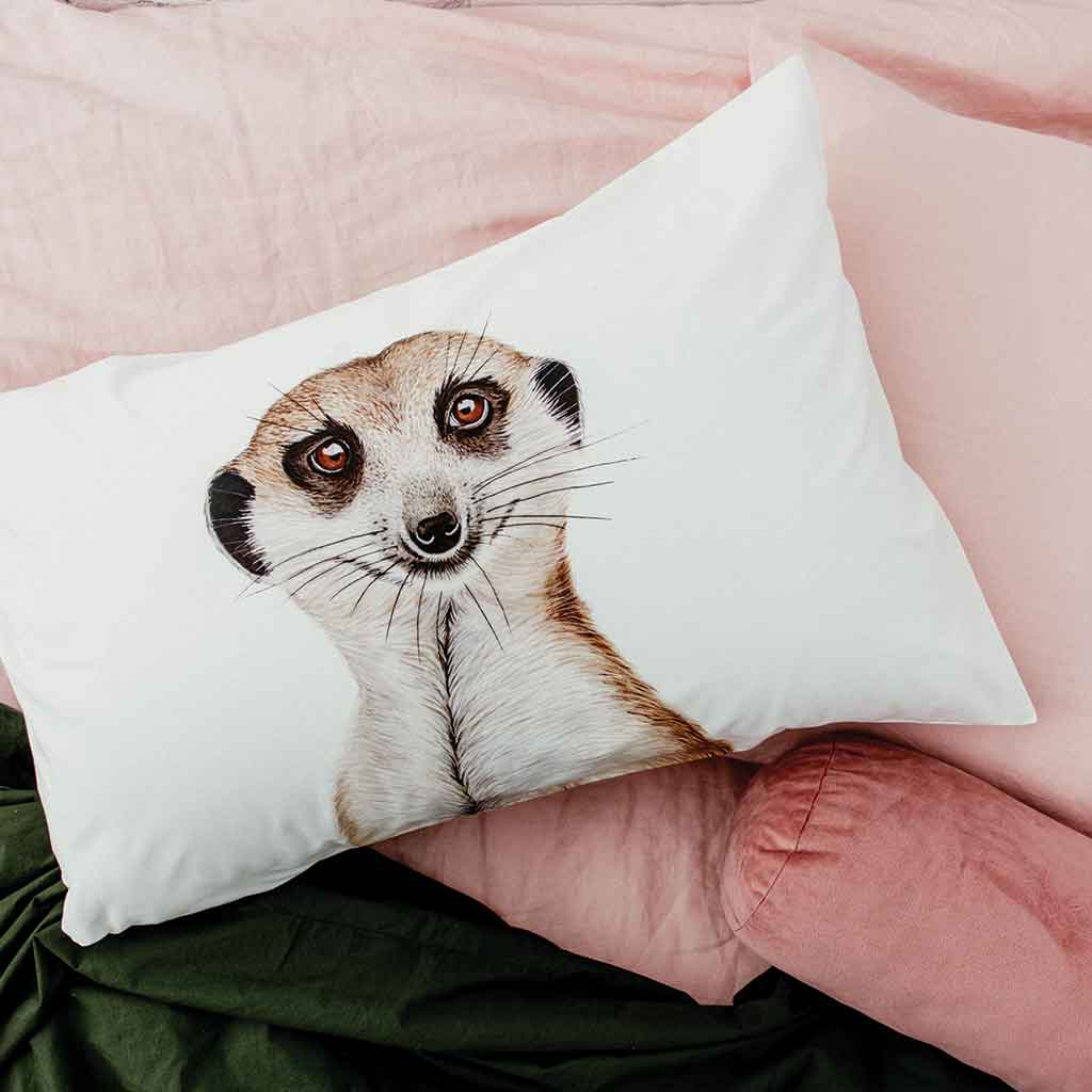Marvin the Meerkat Pillowcase