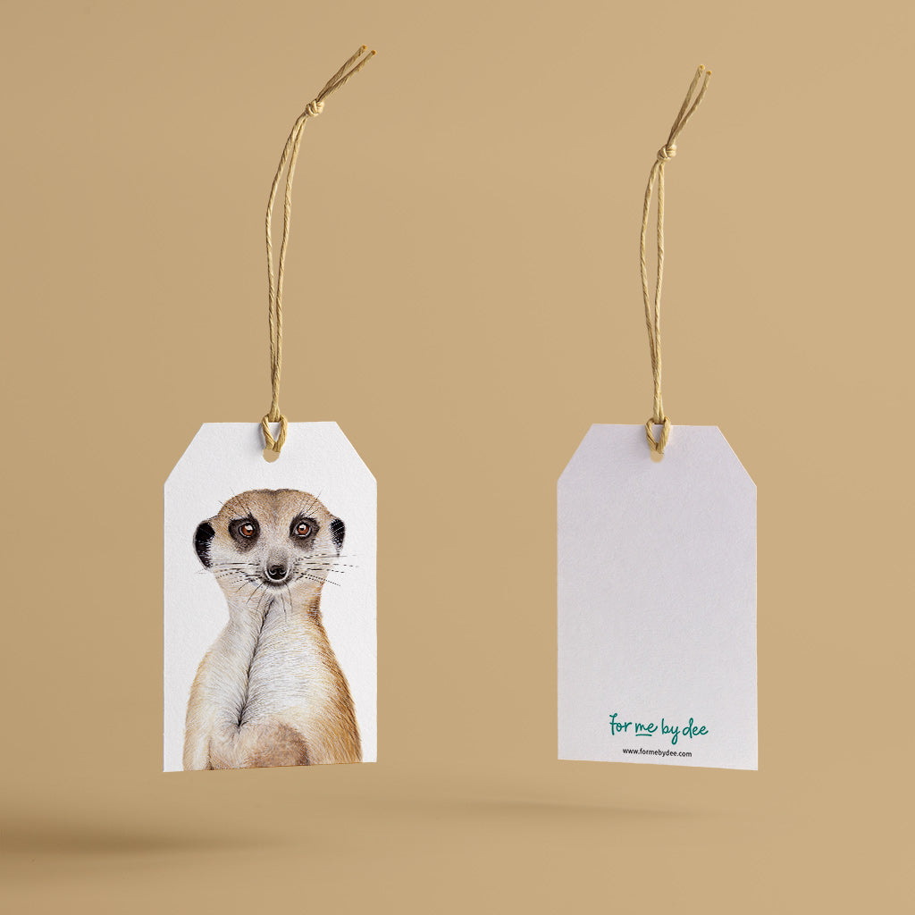 Marvin the Meerkat Gift Tags (Pack of 10)