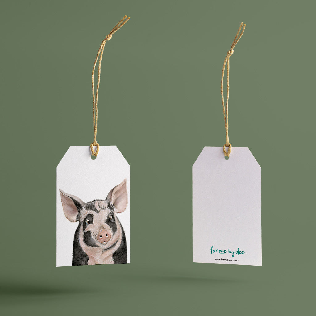 Pia the Pig Gift Tags (Pack of 10)